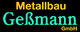 Logo Metallbau Geßmann GmbH